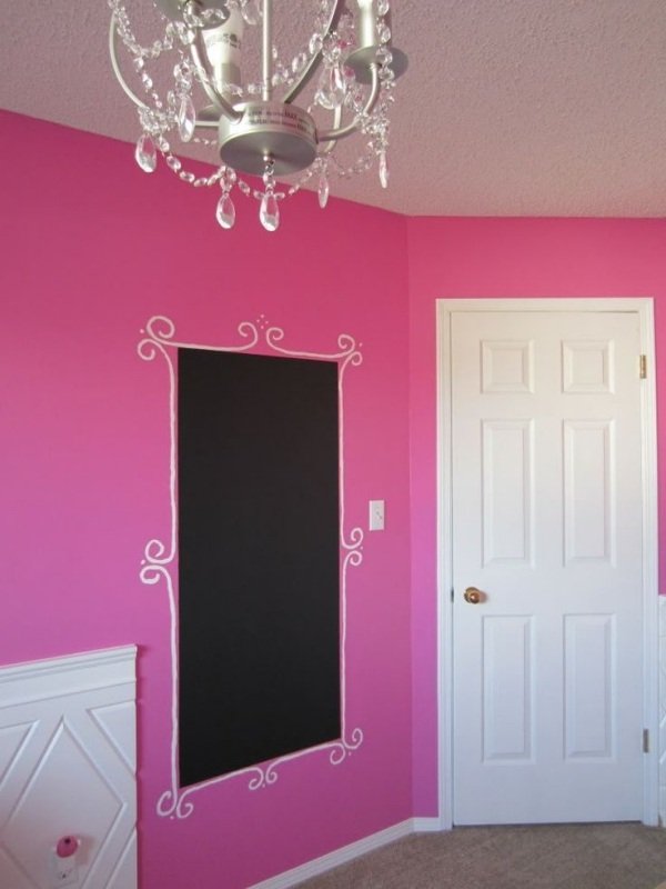 levande-idéer-för-väggar-rosa-målning-dekorativa-prydnad-målning-bräda