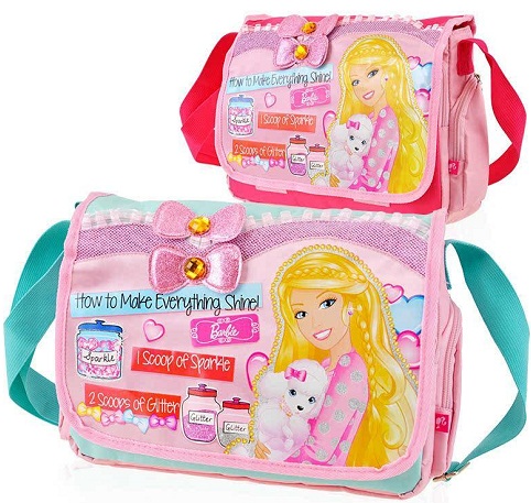 Barbie -koululaukku pienille tytöille