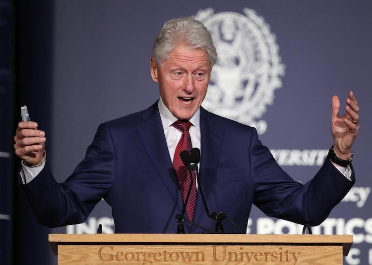 Berömd veganer Bill Clinton USA: s president