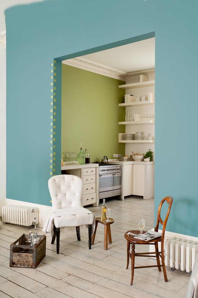 Vägg-färg-vägg-design-idéer-2014-grön-blå-färger