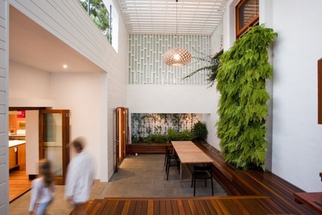 Vertikal trädgårdstrend, miljövänligt Sunshine Beach House