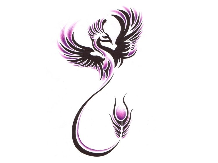 tatuering-mallar-phoenix-design-lila-accenter