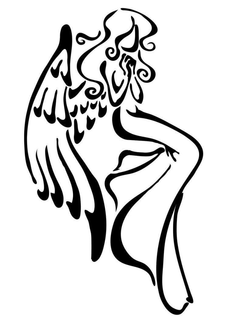 tatuering-mallar-ängel-kvinna-vinge-be