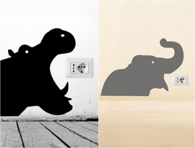 cool-vägg-tatueringar-ungdoms-rum-flodhäst-elefant-uttag