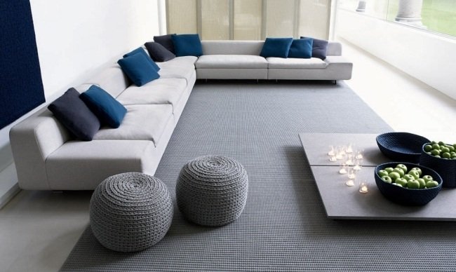 designer soffa grå stor ALLNEW Francesco Rota paola lenti