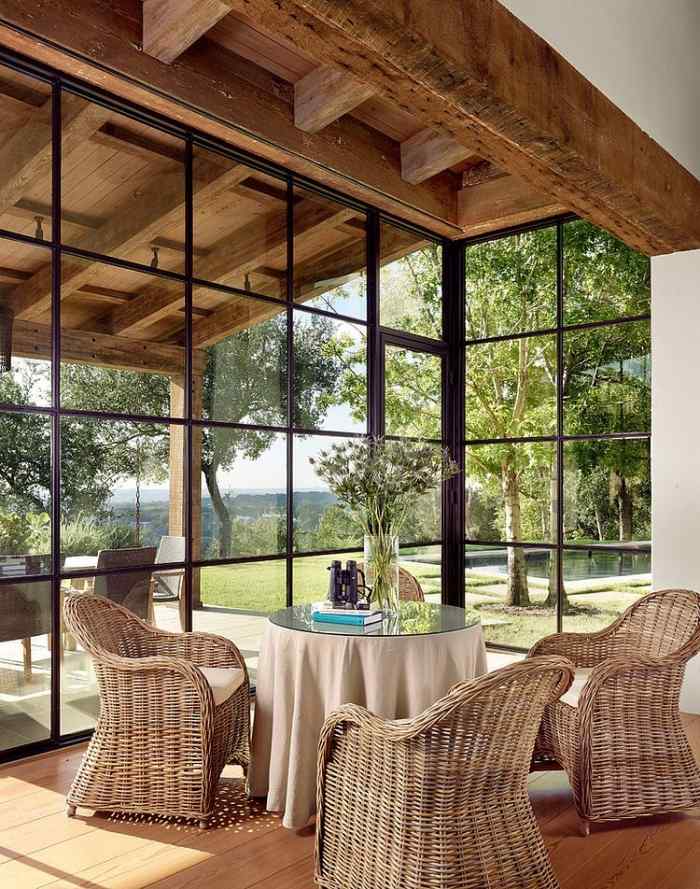 Rotting-stolar-för-matplats-dekoration-strand-stil-takbjälkar-massivt trä