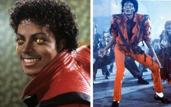 Thriller kostym Michael Jackson Halloween idéer gör upp