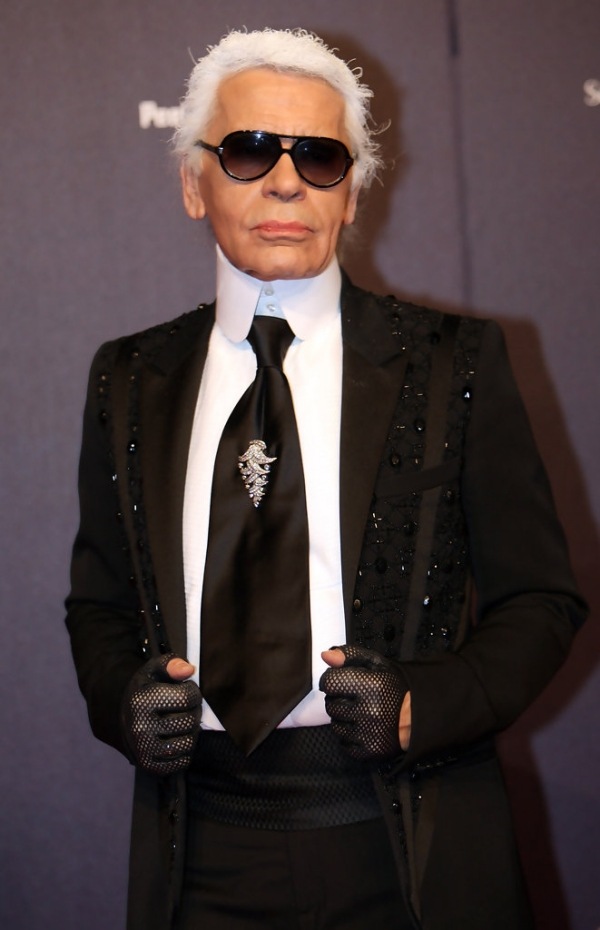 Karl Lagerfeld Faschion Designer på Halloween Kostymer Tillbehör Idéer