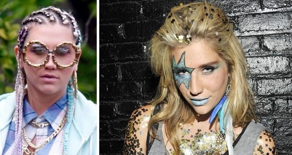 Kändisar Halloween Idéer Frisyr Makeup Tillbehör Inspiration Kesha