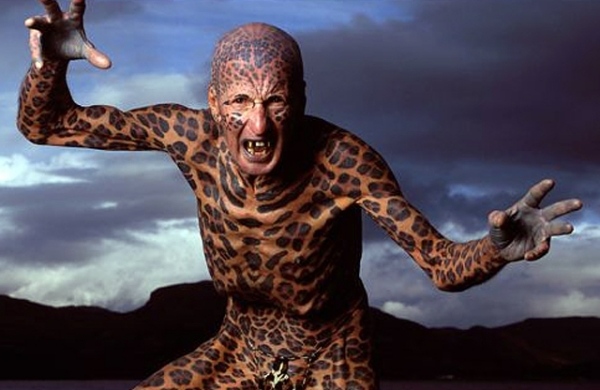 Leopardmönster Bodysuit Idéer Halloween Tom Leppard Tattoos Leopard Man Tattoos