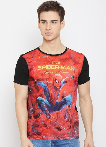 Miesten hämähäkkimies t-paita