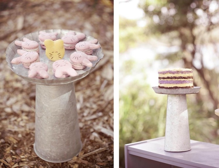 Påskbrunch-dekoration-idéer-utsökt-tårta-cupcakes-påskhare