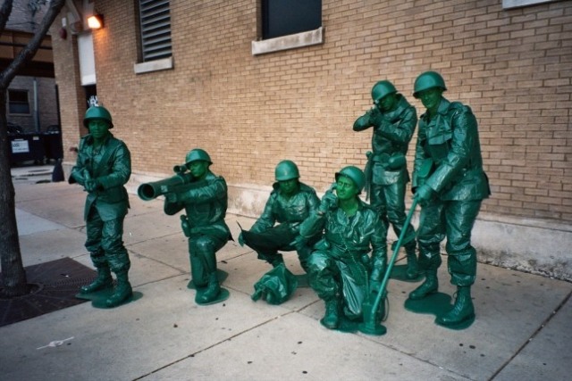 kostym grupper idéer leksak soldater grönt