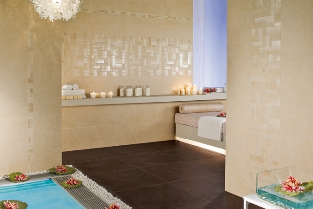 moderna kakel badrum sandsten-optik-vägg-dekorativ-brun-golvplattor-hamam-atmosfär