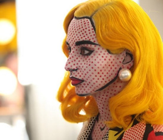 komisk karaktär halloween makeup idéer för kvinnor