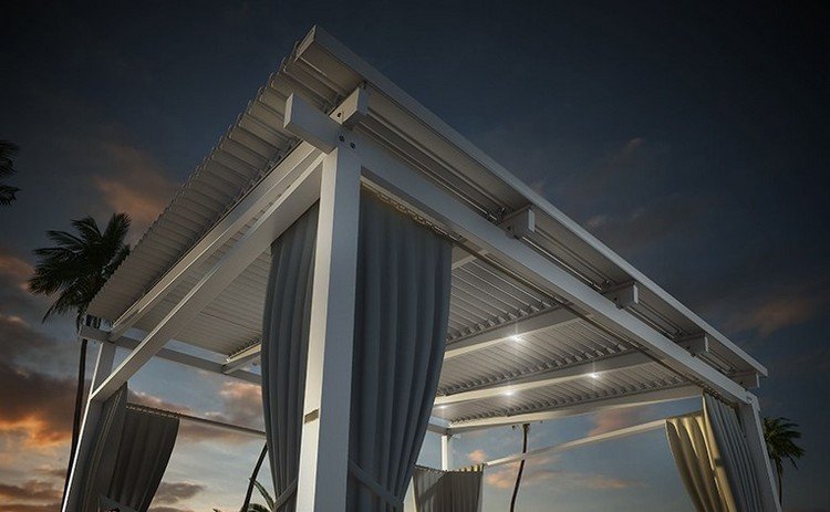 modern-pergola-fristående-aluminium-tak-lameller-ECLISSI-AUTOPORTANTE-TENDA-SERVICE