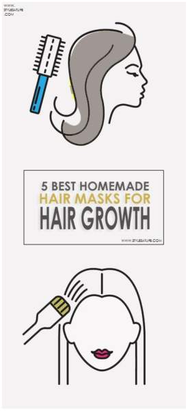Kotitekoiset hiusnaamarit hiusten kasvulle