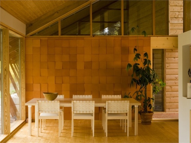 terrass design trädgård möbler trä stolar-Alvar Aalto