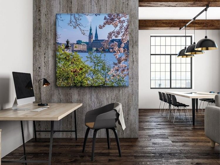 Hamburgs väggdesign med Hamburg -bilder