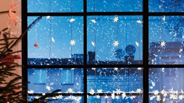 Tinker fönster dekoration julpapper stjärnor