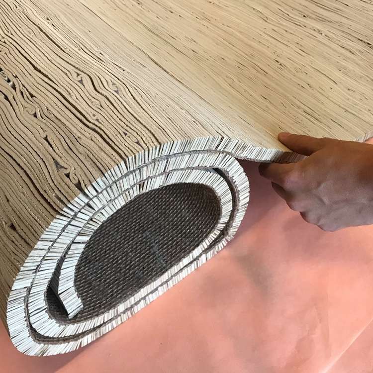 Läderalternativ tillverkat av blad från Areca -handflatan
