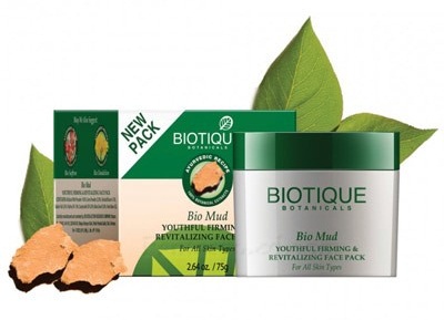Biotique Bio Mud Nuorekas kiinteyttävä & amp; Virkistävä kasvopaketti