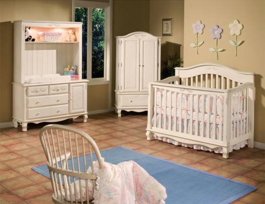 blommor väggdekor konvertibel designer baby sängar i barnkammaren