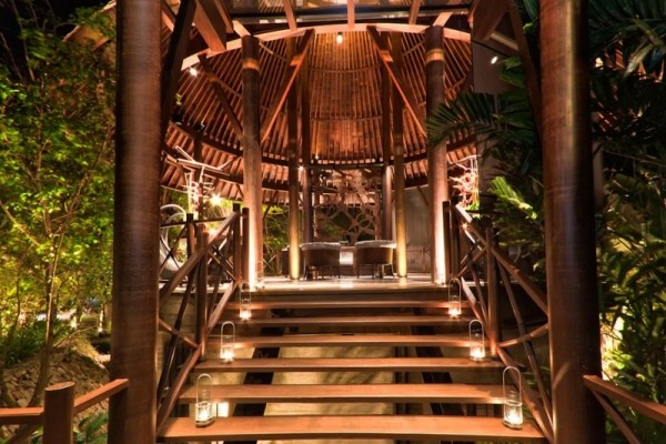 5 -stjärnigt hotell i Phuket Indigo Pearl bambu lykta ljus