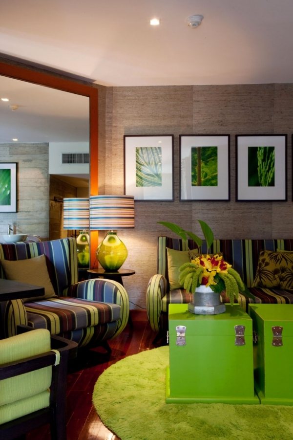 5 -stjärnigt hotell thailand indigo pärlgröna ränder