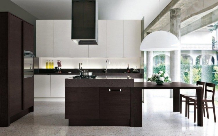 professionellt utformat-kök-kök-ö-mörkt-ljus-wenge-matbord-panorama-fönster
