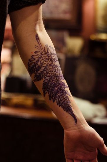 Προσωρινό τατουάζ μεγάλου φύλλου