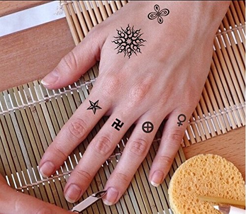 Väliaikaiset sormen tatuoinnit