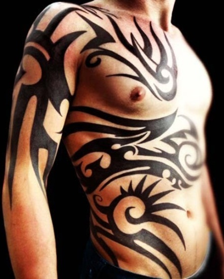 Tribal Tattoo Design miehille