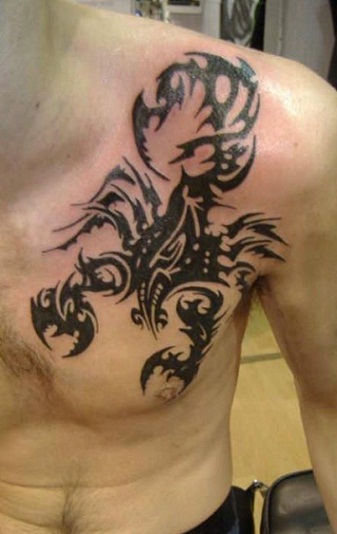 Skorpionin tatuointisuunnittelu