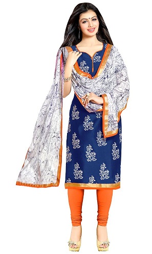 Yksinkertainen Salwar -puku naisille