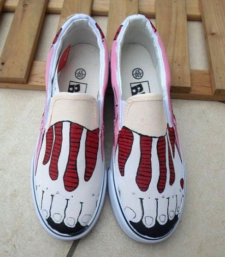 Ανδρικά παπούτσια Loafer ζωγραφικής