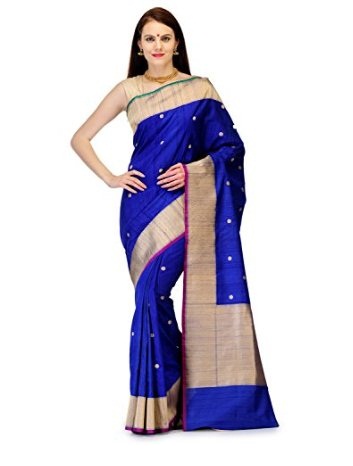 Blue Party Wear Banarasi Silk Saree