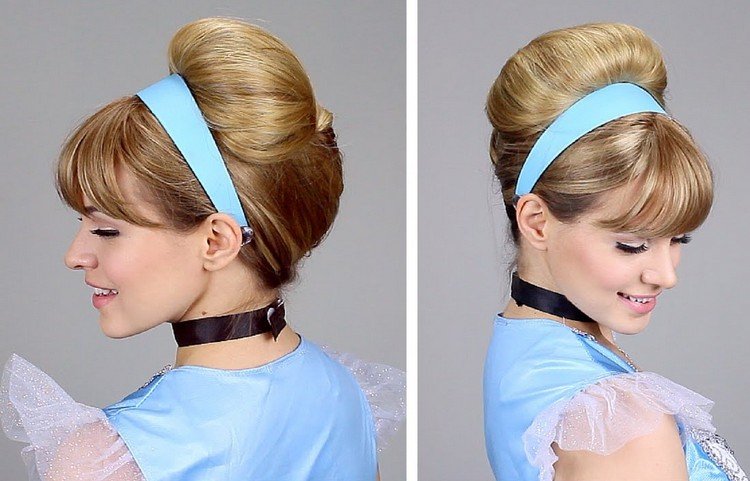 Halloween makeup frisyrer Cinderella Cinderella Pannband