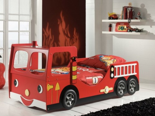 Brandbil för barnrumsidéer