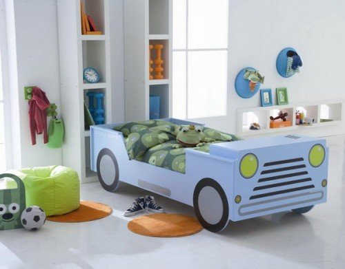 Nursery Designer Bed Ideas-Car Frog Pillow