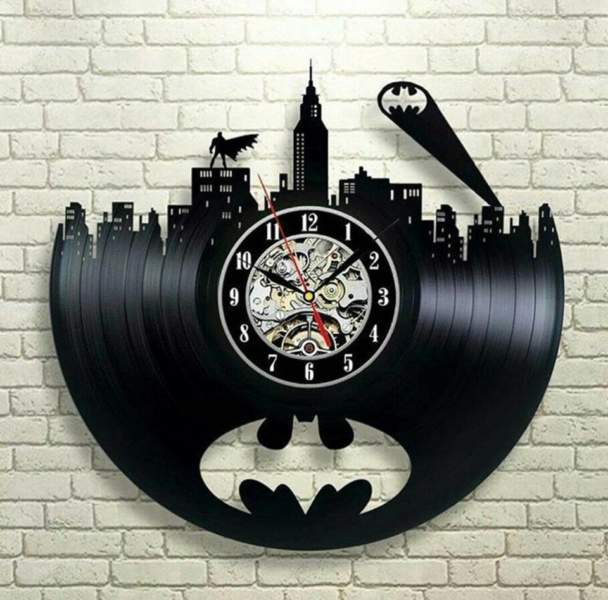 Καλύτερο ρολόι τοίχου με λογότυπο Batman Arkham City