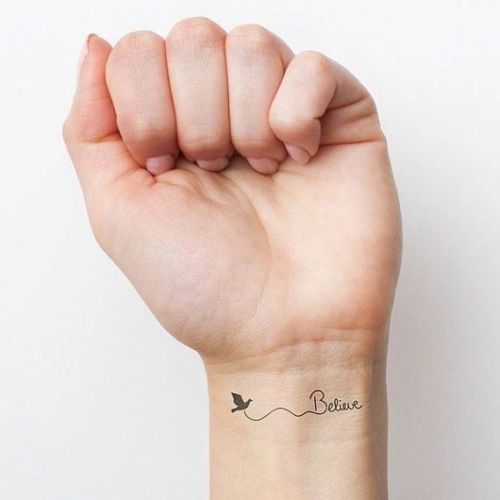 Γραμματοσειρά με τατουάζ Little Birds