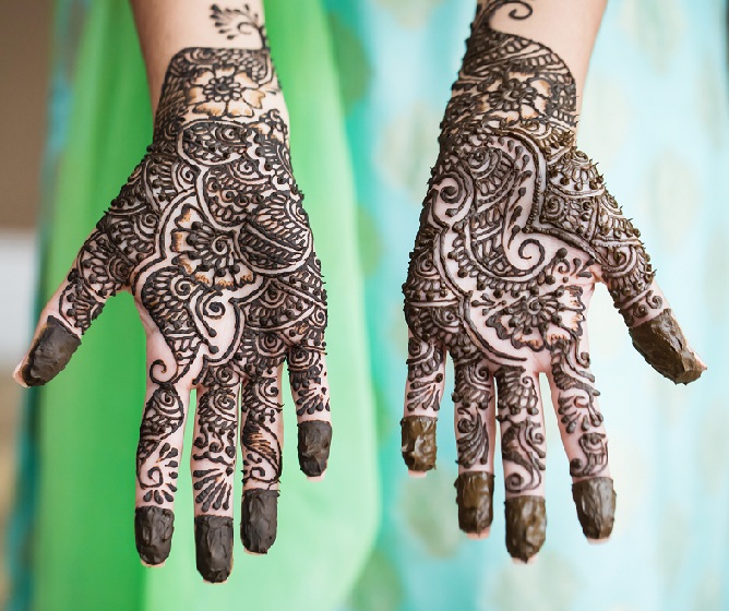 ινδικά σχέδια mehndi για τα χέρια