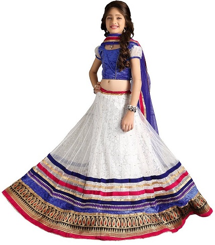 Intialainen tyyli Lehanga Choli -mekko