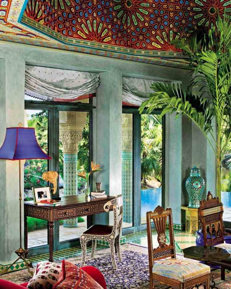 orientaliska-hem-idéer-hem-tillbehör-hem-textilier-mönster-möbler-exotiska-dekorerade
