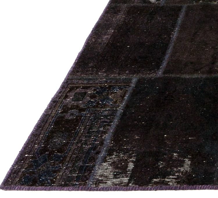 matta lapptäcke svart ebru elegant modell tillbehör vardagsrum