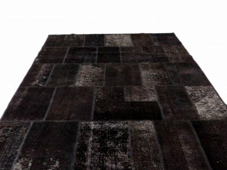 matta lapptäcke monokroma färger grå svart ebru golvdekoration