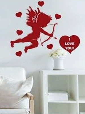 Love Cupid Wall Διακόσμηση για το δώρο του Αγίου Βαλεντίνου