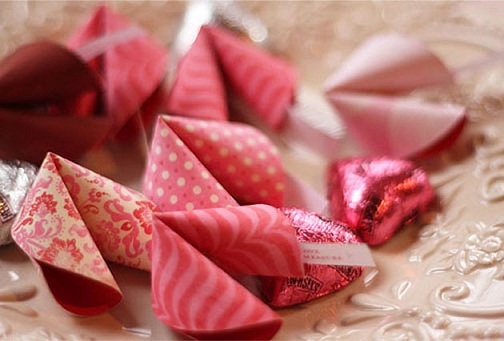 Secret Message Puffs for Valentine's Gift