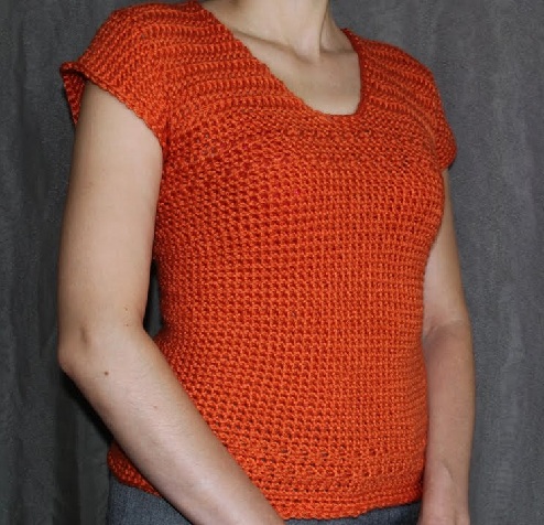 Γυναικείο πουλόβερ από βελονάκι